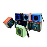 Haut Parleur Sans Fil 8 W Avec Support Téléphone – Noir – T14 Tunisie