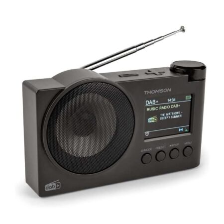 Radio-Réveil FM Bluetooth Thomson – Noir – RT400DABBTBK Tunisie