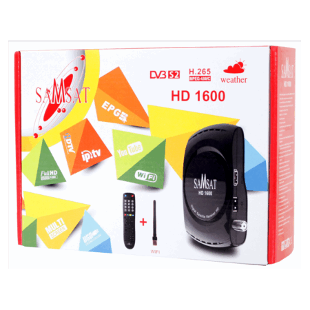Récepteur SAMSAT HD 1600 + 12 Mois IPTV Tunisie