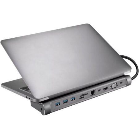 Station D&rsquo;accueil Sandberg Dock Usb-c 10 In 1 – Gris -136-31 Tunisie