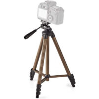 Trépied Pour Appareils Photos Nedis 130 CM Noir & Bronze – TPOD2100BZ Tunisie