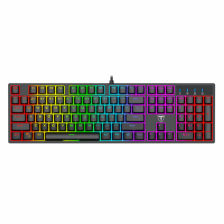 Clavier Gaming Filaire Mécanique T-Dagger Vex 108 TKL RGB – Noir – T-TGK333 Tunisie