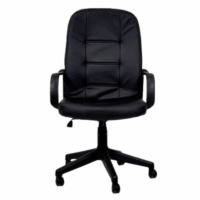 Chaise Direction Bomba LC Bd Noir – Base Chrome Tunisie