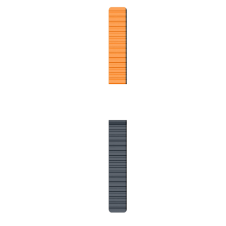 Bracelet Kieslect 22mm Black & Orange magnétique – 22MMBOMS Tunisie