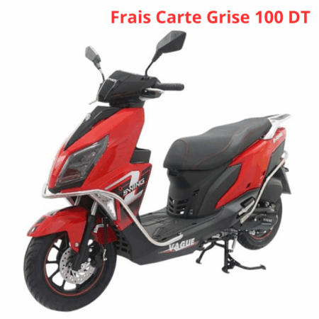 Scooteur Zimota Swing Vague 125 CC  – Rouge Tunisie