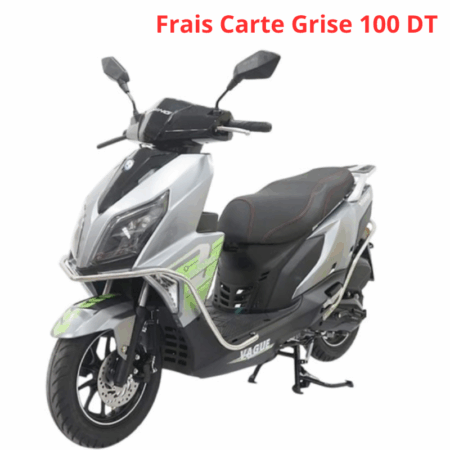 Scooteur Zimota Swing Vague 125 CC  – Gris Tunisie