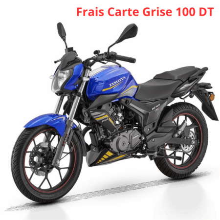 Moto Zimota NX 124cc – Bleu Tunisie