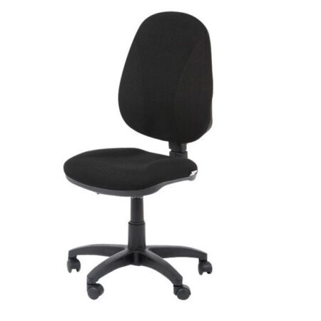 Chaise secrétaire Brio Dossier Sans Accoudoirs – Base Chrome Tunisie