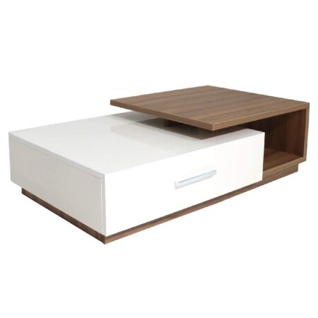 Table Basse Laris Sotufab – Siroko & Blanc – TB014SI/BC Tunisie