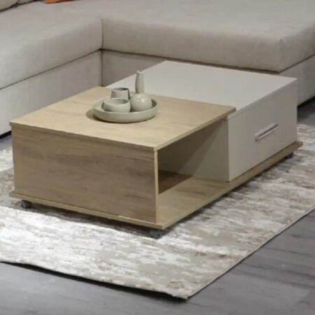Table Basse Milano Sotufab – Denver & Beige –  TB001DV/BG Tunisie