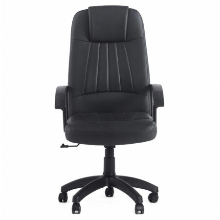 Chaise Directeur New Bomba Avec Accoudoir Base Chrome -Noir Tunisie