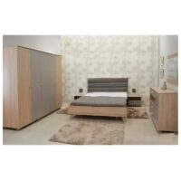 Lit Gala Sotufab 160×190 Cm – Olmo & Gris Minéral – CHA35OL/GR100 Tunisie