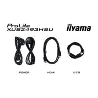 Ecran iiyama Prolite 24 » IPS FULL HD 100Hz – Noir Mate – XUB2493HSU-B6 Tunisie