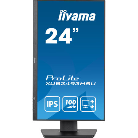 Ecran iiyama Prolite 24 » IPS FULL HD 100Hz – Noir Mate – XUB2493HSU-B6 Tunisie