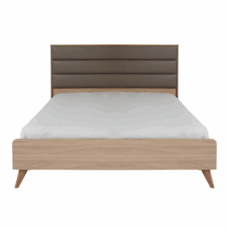 Lit Gala Sotufab 160×200 Cm – Olmo & Gris Minéral – CHA35OL/GR500 Tunisie