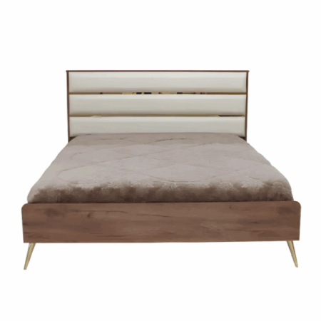 Lit Havana Sotufab 160×190 Cm – Tobacco & Beige – CHA42TO/BG100 Tunisie