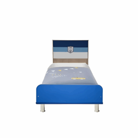 Lit Campus Sotufab 120×190 Pietement Chrome Amazona/ Bleu – CHE29OC/BL700 Tunisie