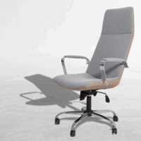 Chaise direction Lotus Base Chrome -Gris Tunisie