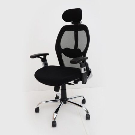 Chaise de Direction New confort Noir – Base Noir Tunisie